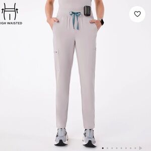 Figs - Slate High Waisted Yola Skinny Scrub Pant